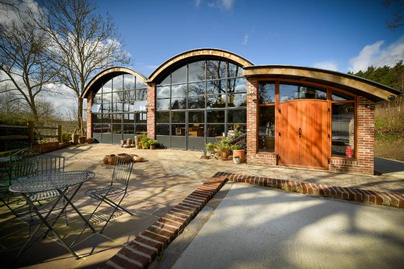 Clement steel windows, doors and screens feature throughout this fabulous Vineyard