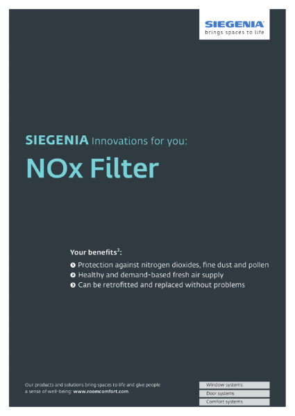 NOX filter for single-unit vent systems