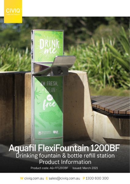 Aquafil® FlexiFountain 1200BF Drinking Fountain and Bottle Refill Station
