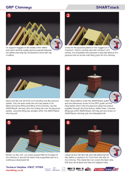 Stormking Installation Guide - SmartStack Chimney