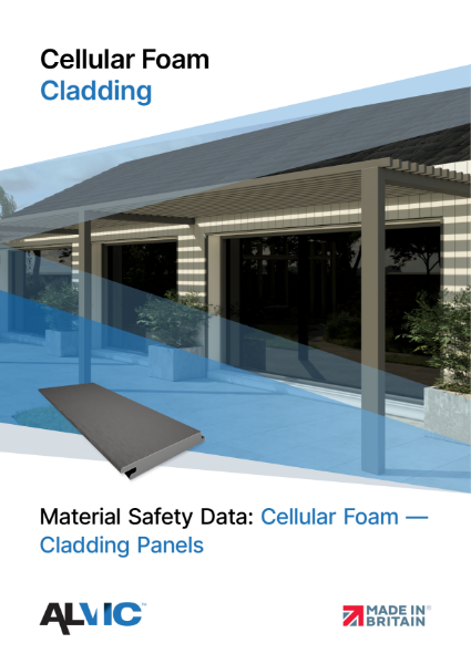 Cellular Foam Cladding Panels - Material Safety Data