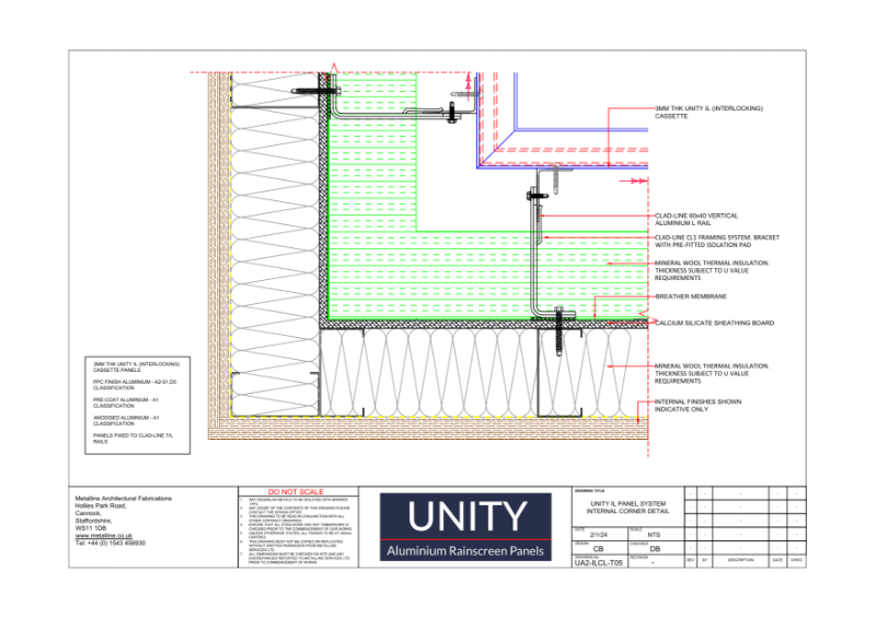 Unity A1 IL-T05 Technical Drawing