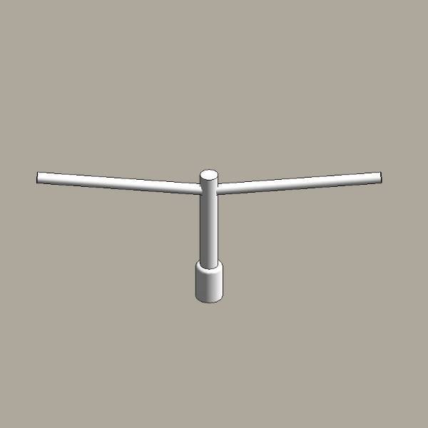 Steel column uplift brackets - twin arm 