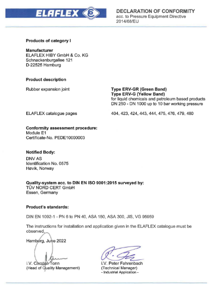 Elaflex DoC Certificate - 5 of 10