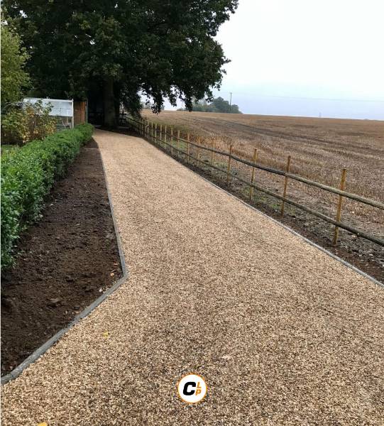 Gravel Driveway Installation Using CORE DRIVE Gravel Grid