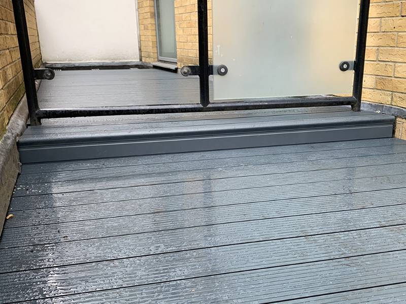 AliDeck visit fantastic aluminium terrace decking installation at timber replacement project in London