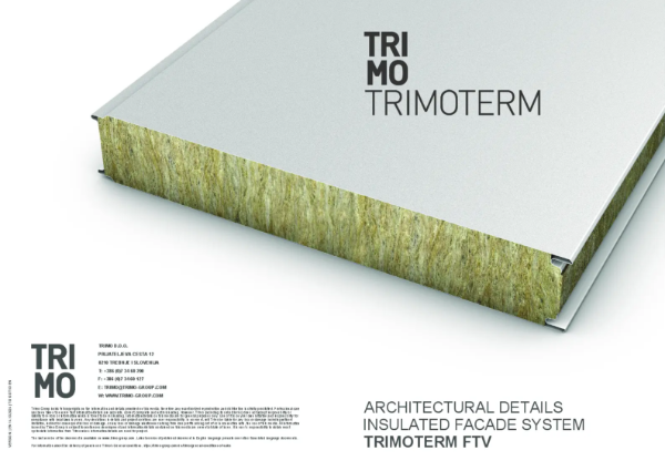 Architectural Details - Insulated Façade System - TRIMOTERM FTV - PDF