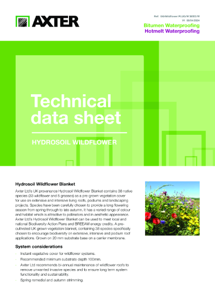 Hydrosoil Wildflower Technical Datasheet