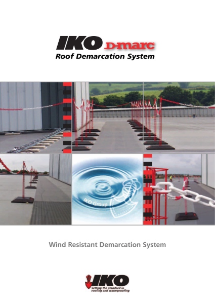 IKO D-marc: Roof Demarcation System