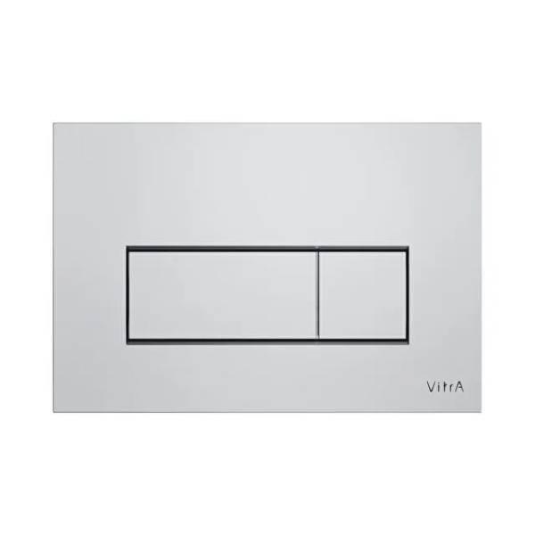 740-2380- Loop Square mechanical flush plate, Chrome - Flush Plate