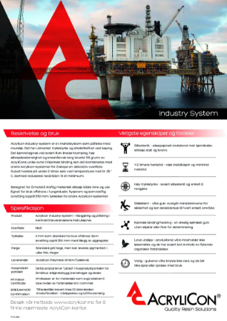 Industry System Tech Sheets