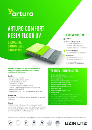 Arturo Comfort Resin Floor UV