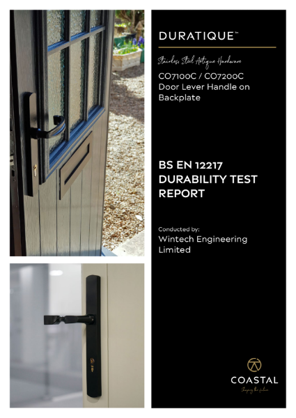 DURATQUE™ CO7100C/CO7200C Stainless Steel Antique Durability Test