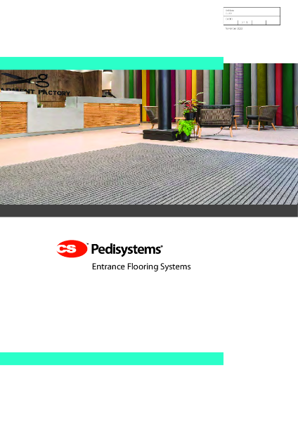 CS Pedisystems Entrance Flooring Systems