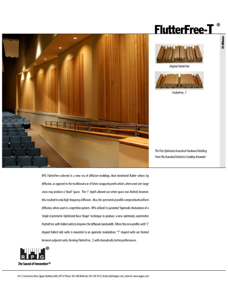 RPG Flutterfree T Product Guide