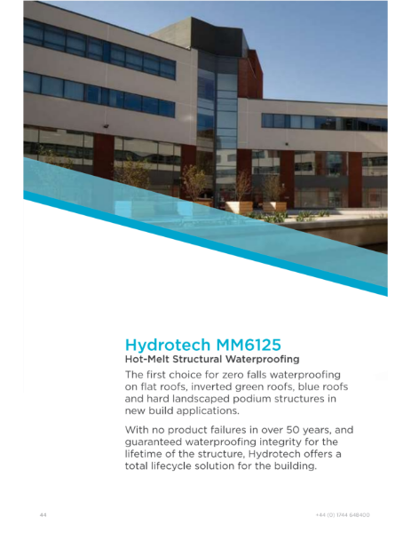 Hydrotech Hot-melt Structural Waterproofing