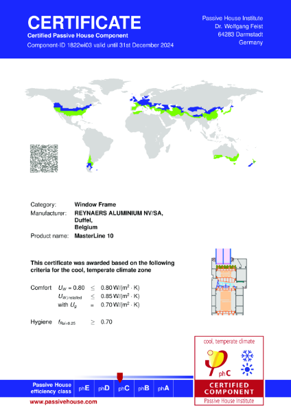 Passive House Institute - Certificate