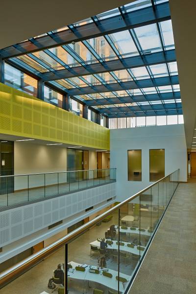 University of Leicester - atrium glass rooflight