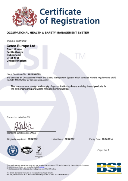 BS OHSAS 18001: 2004