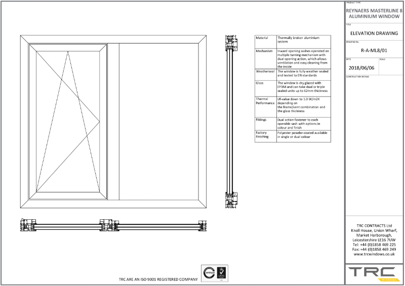 Reynaers Master Line 8 Window and Door System | TRC Windows | NBS Source