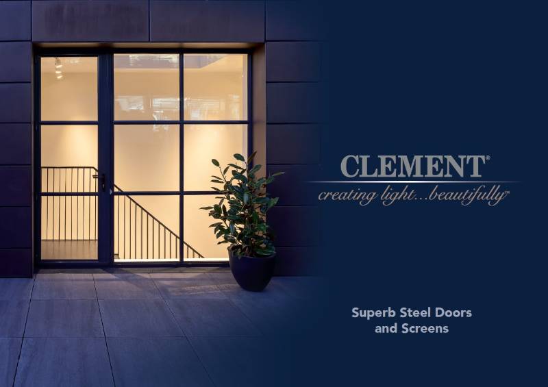 Steel door and screen brochure