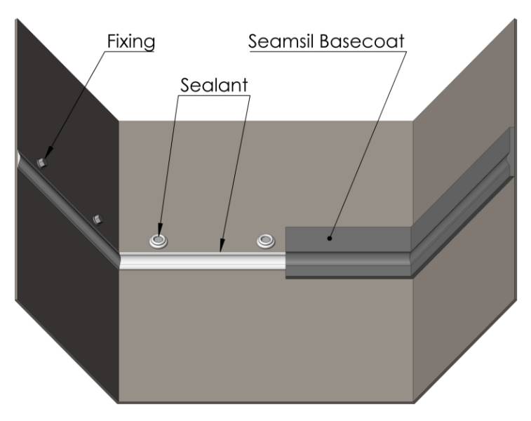 Seamsil 300 Gutter Joint System | HD Sharman Ltd. | NBS Source