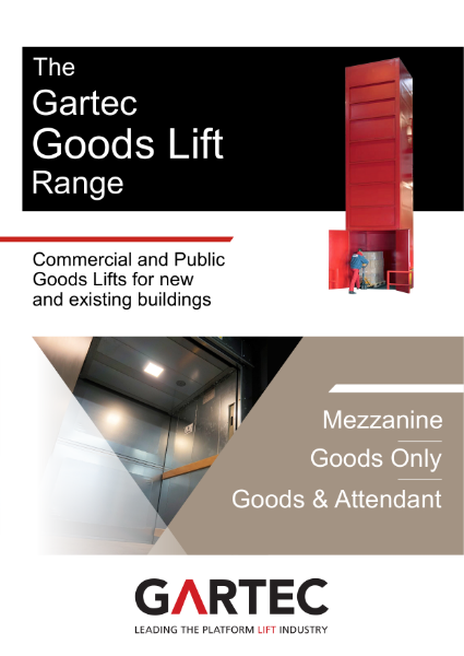 Gartec Goods Lift Brochure