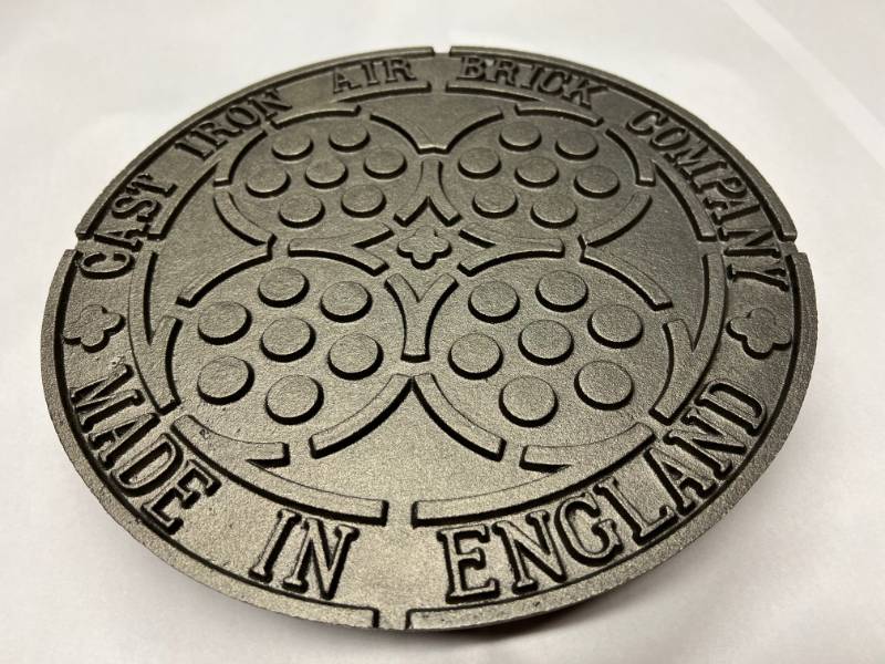 Cast iron coal hole covers