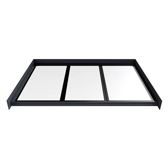 Flushglaze Multipart Rooflight - Three Wall Abutment