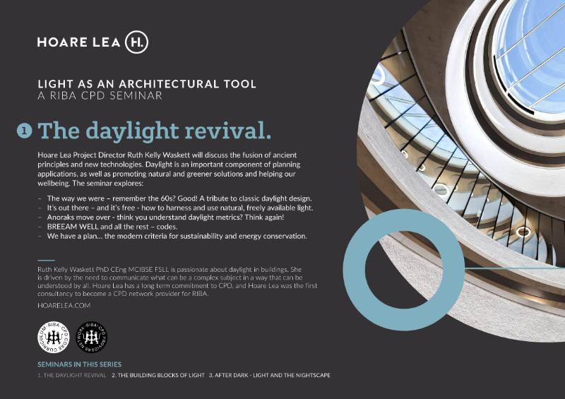 Light as an Architectural Tool. Seminar 1:  The Daylight Revival 