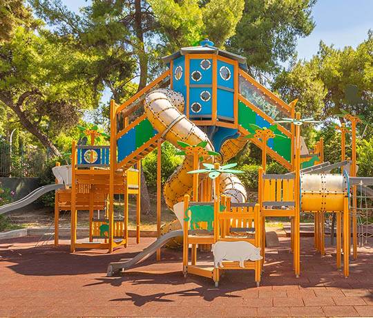 Themed playground in Athens, Greece