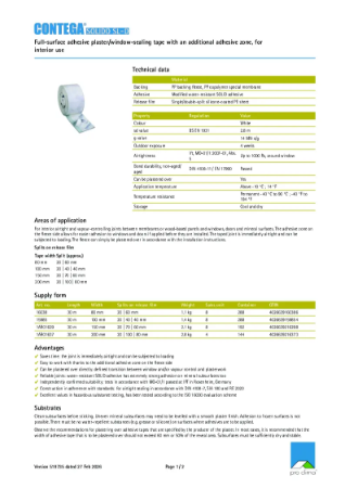 Contega Solido SL-D Technical Datasheet