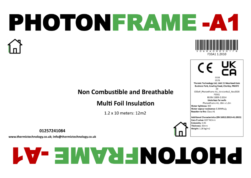 PhotonFrame-A1 (non-combustible) Installation Instructions