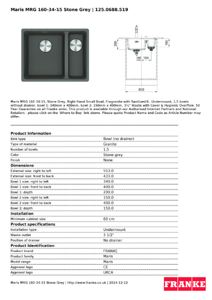 Product Sheet 125.0688.519