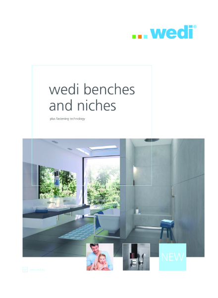 wedi Benches and Niches Brochure