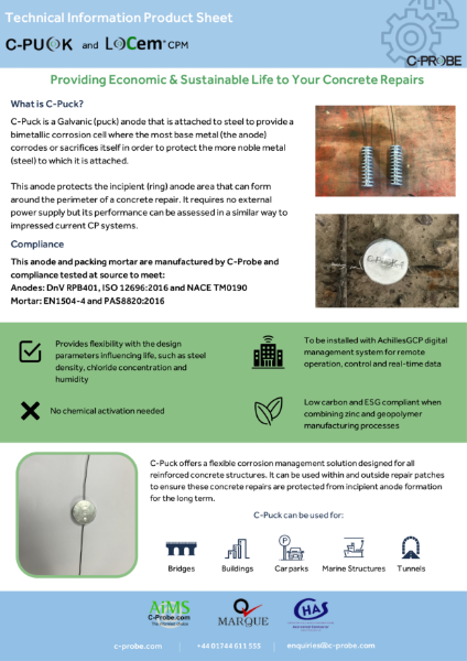 C-Puck - Galvanic Anode