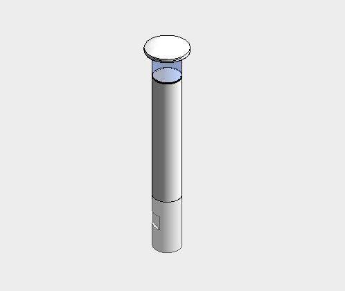 Steel lighting bollards - root mounted 
