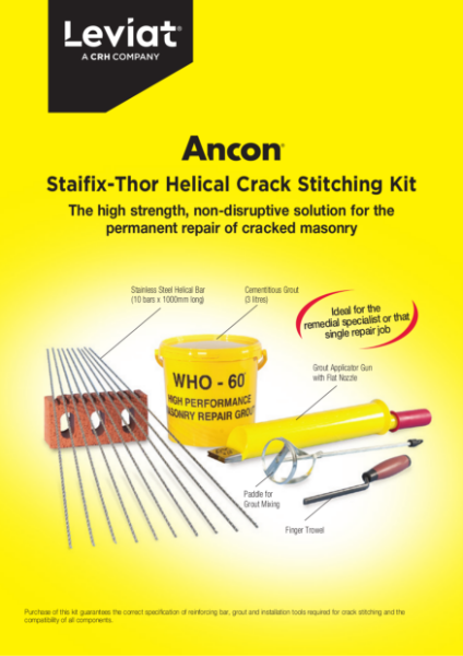 Staifix-Thor Helical Crack Stitching Kit