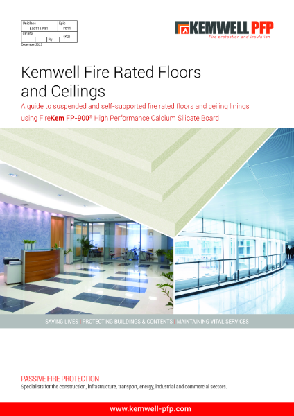 Kemwell FP-900 Fire Rated Ceilings and Floors Information Sheet