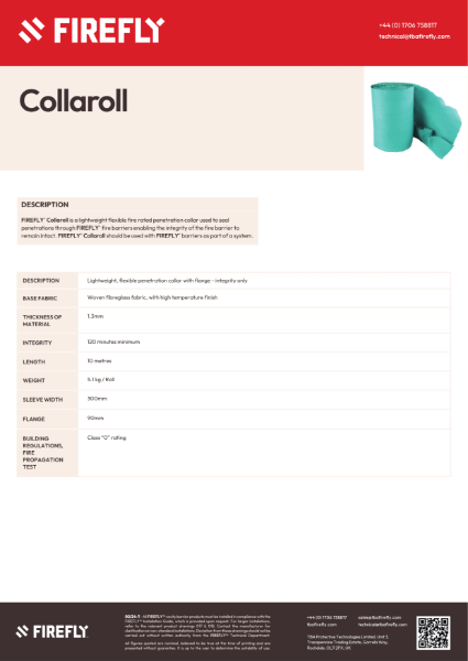 FIREFLY™ Collaroll - Data Sheet