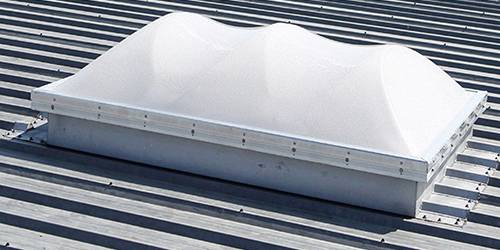 Curb Mounted Prismatic Skylights 