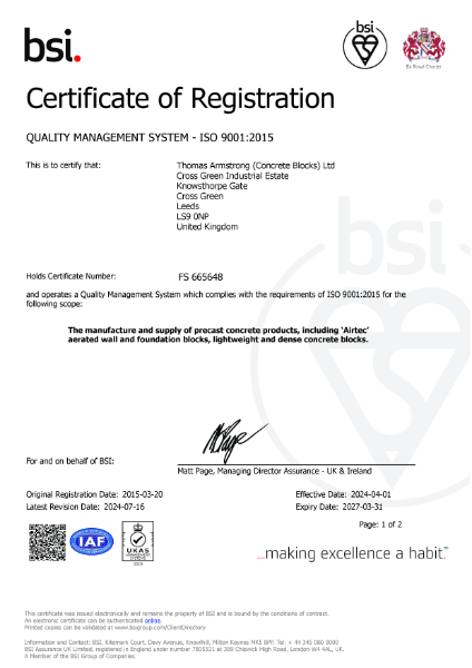 ISO 9001:2015 Quality Management