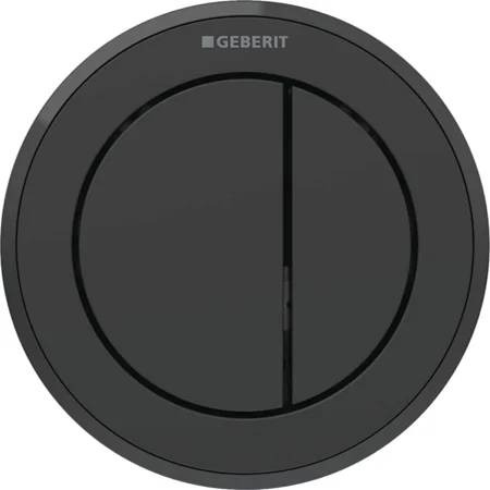 Geberit Type 10 remote flush actuation, pneumatic, round, for dual flush, furniture flush