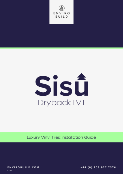 Sisu Dryback LVT Installation Guide