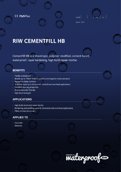 RIW Cementfill HB