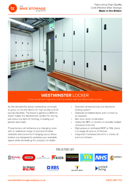Westminster Locker Information Sheet