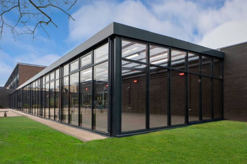 Wednesfield High Academy in the West Midlands Adds Dining Extension