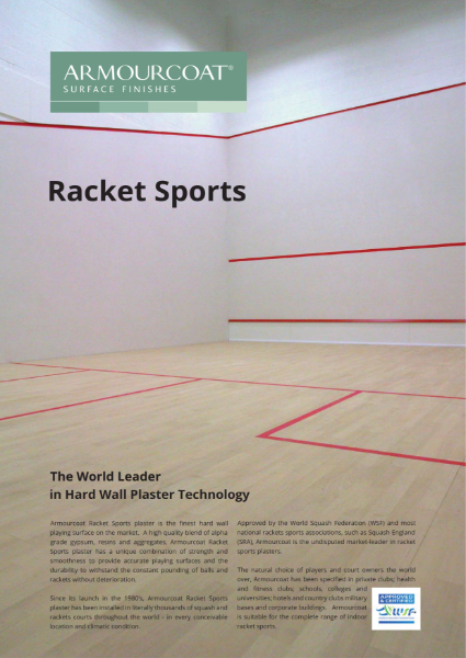Armourcoat Racket Sports Brochure