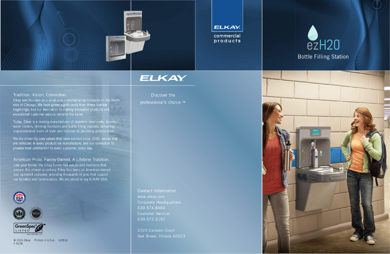 Elkay EZH2O Bottle Filling