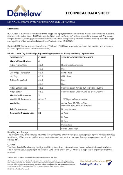 CON6+ Technical Datasheet